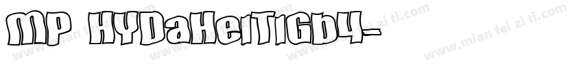 MP HYDaHeiTiGb4字体转换